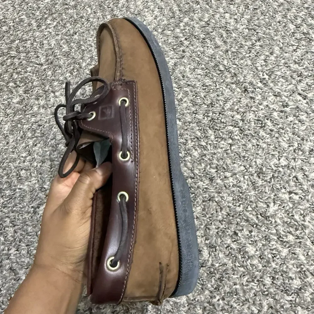 Sperry Shoes Mens 10 M Authentic Original 2-Eye Boat Brown Leather